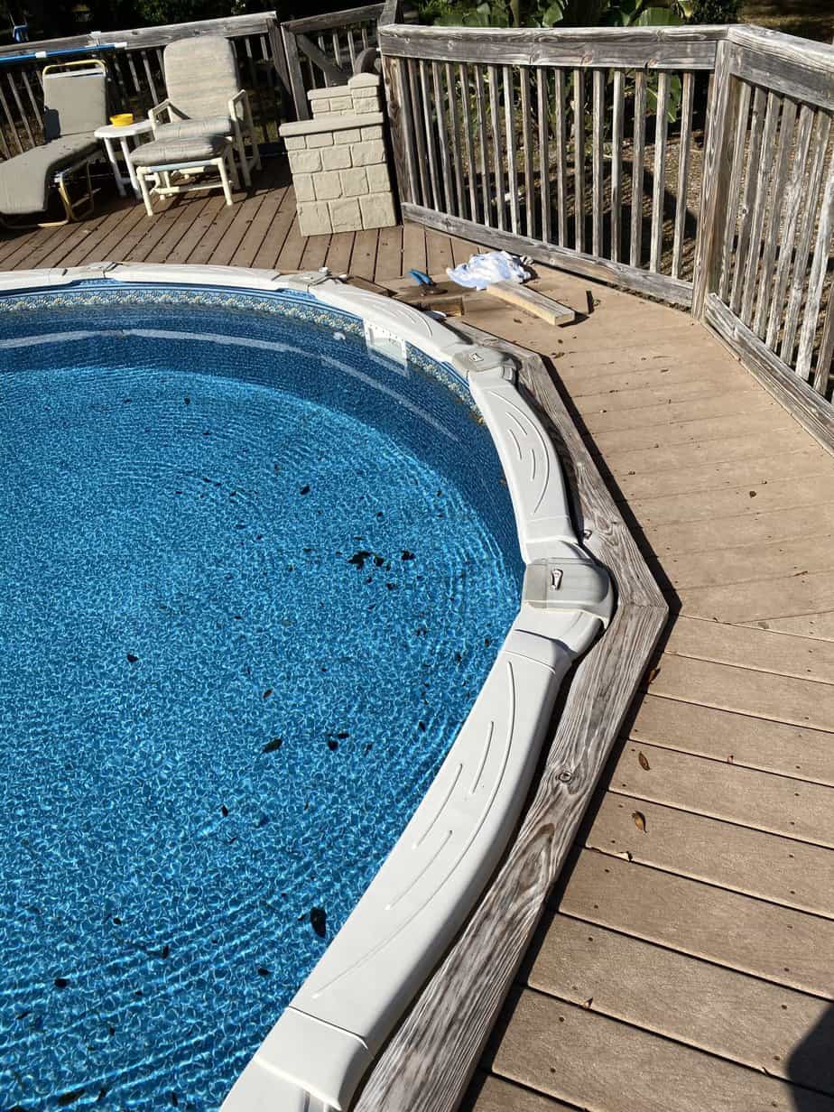 4. Use this opportunity to move the pump/filter and skimmer/return if