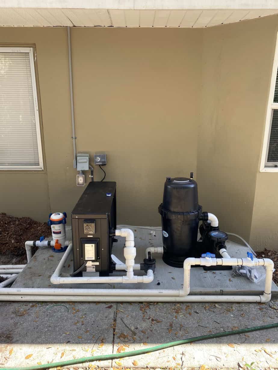 HEAT PUMP 1 Option to heat an above ground pool